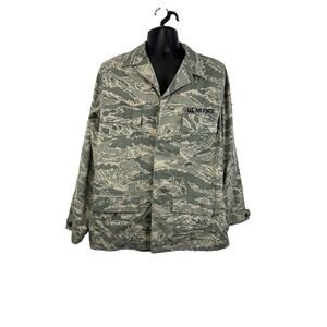 Military Airforce Digital Camo Button Up Long Sleeve Size 42XL